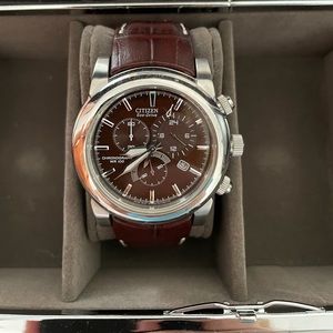 Citizen Men’s Leather Watch